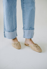 Steve Madden Birdee Raffia Mule Tan