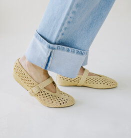 Steve Madden Alara Natural Raffia Flat