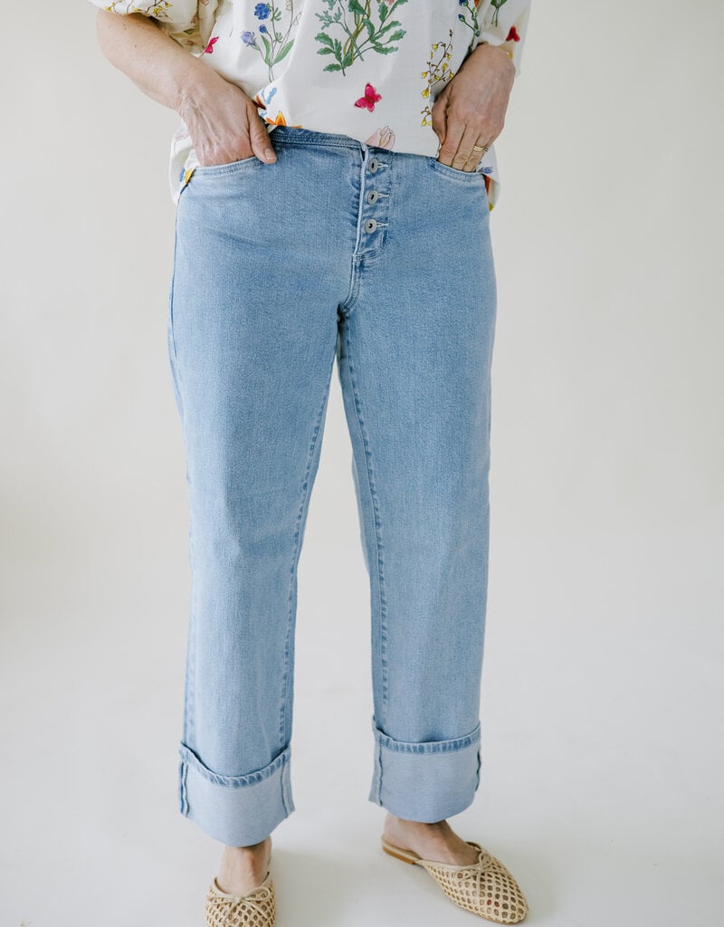 Sanctuary Luna Cuffed Denim Blue Moonlight