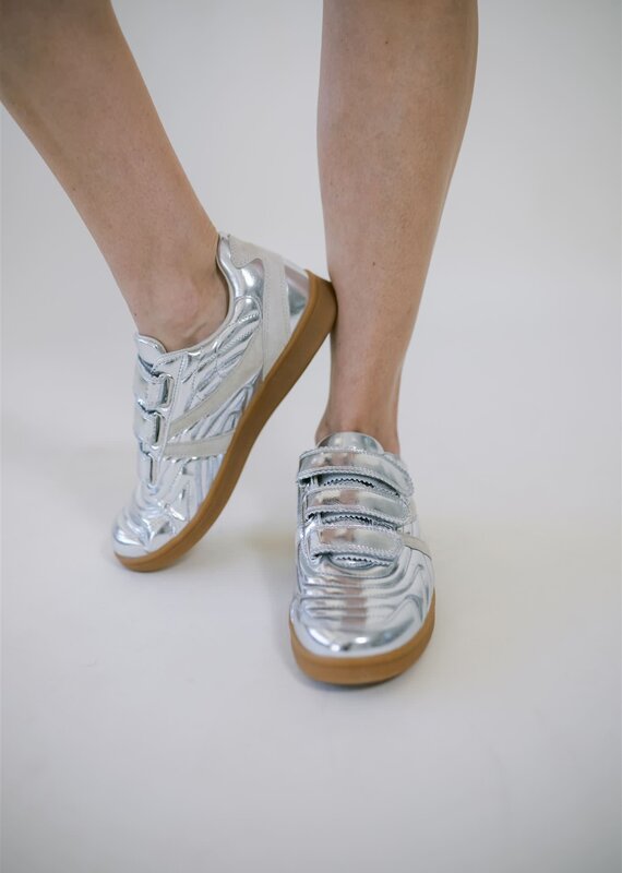 Steve Madden Macer Silver Sneaker