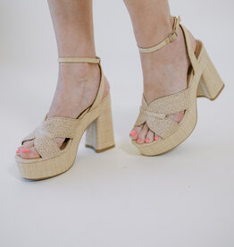 DV Waylon Platform Sandal Natural
