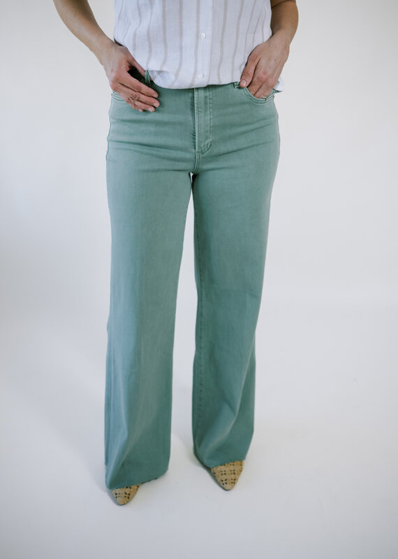 Dear John Fiona Wide Leg Iceberg Green