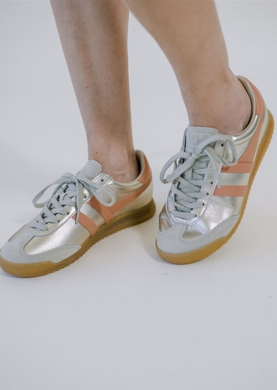 Gola Torpedo Glimmer Sneaker Gold/Terracotta
