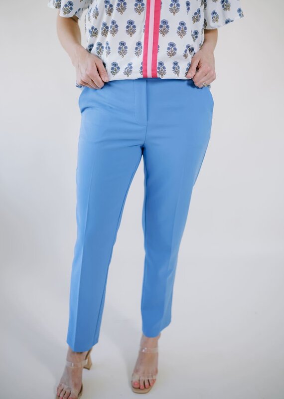 Amalfi Straight Leg Ankle Pant Ocean