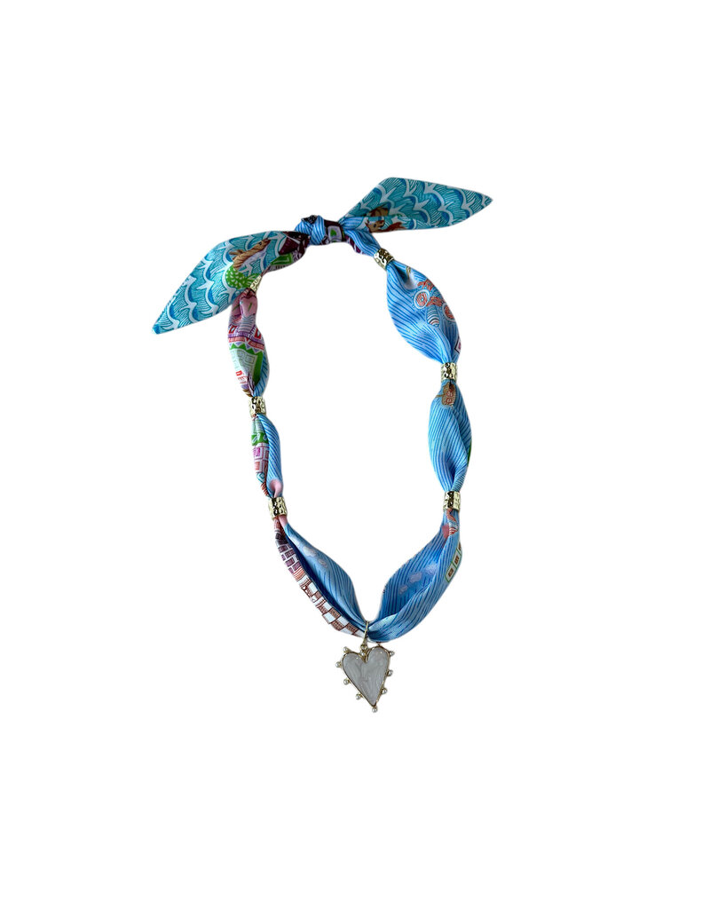 Charleston Summer Scarf Necklace
