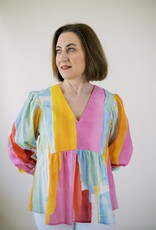 Crosby by Mollie Burch Eleanor Top Watercolor