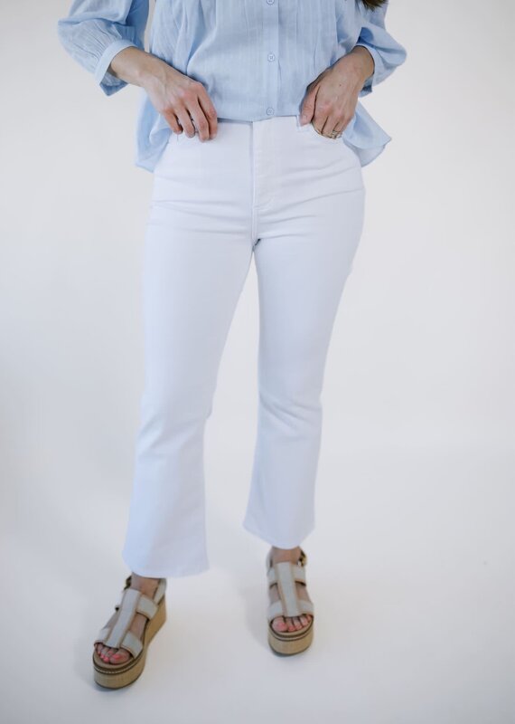 Pistola Lennon Crop Boot Vivid White