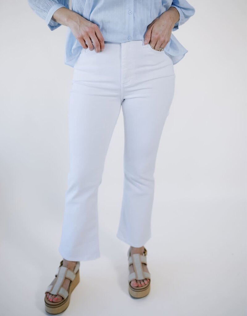 Pistola Lennon Crop Boot Vivid White