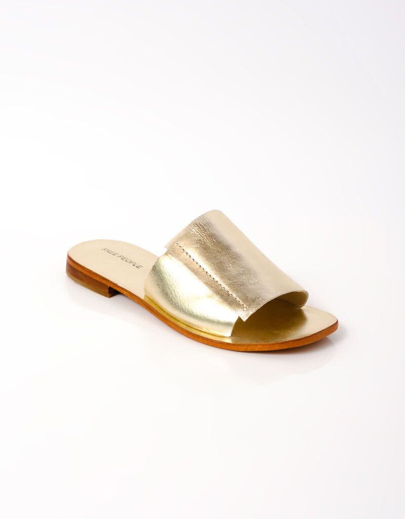 Free People Verona Slide Sandal Gold