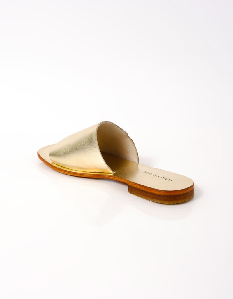 Free People Verona Slide Sandal Gold