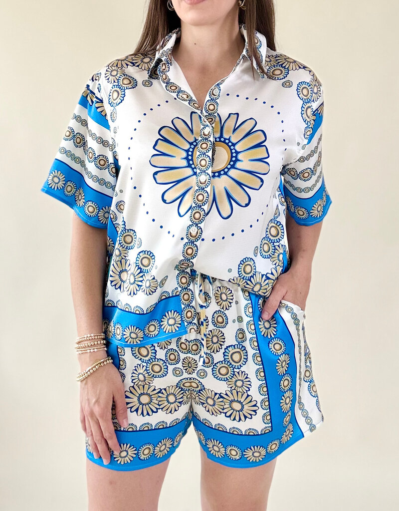 Ellis Printed Button Down