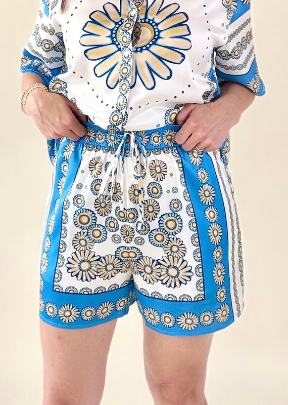 Ellis Printed Drawstring Short