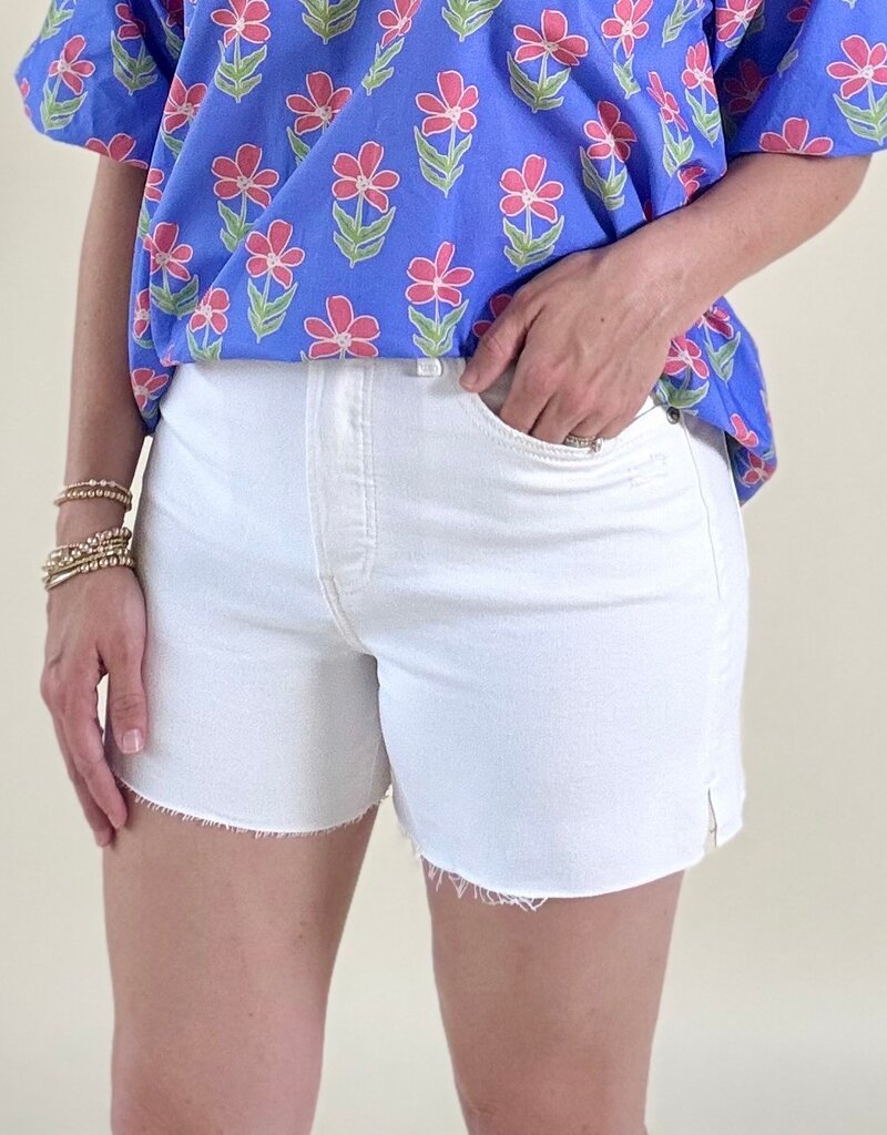 Daze Bottom Line High Rise Vintage Short Marshmellow