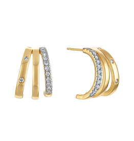 Teddy Triple Earring Small