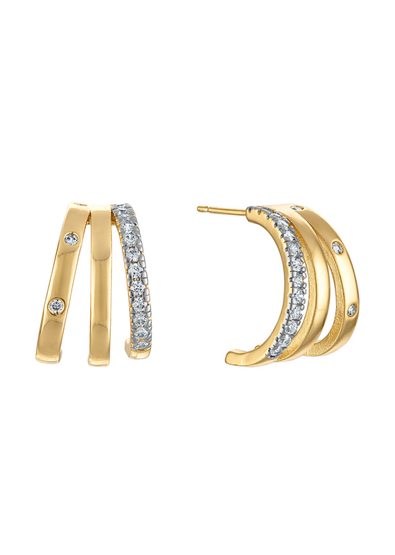 Teddy Triple Earring Small