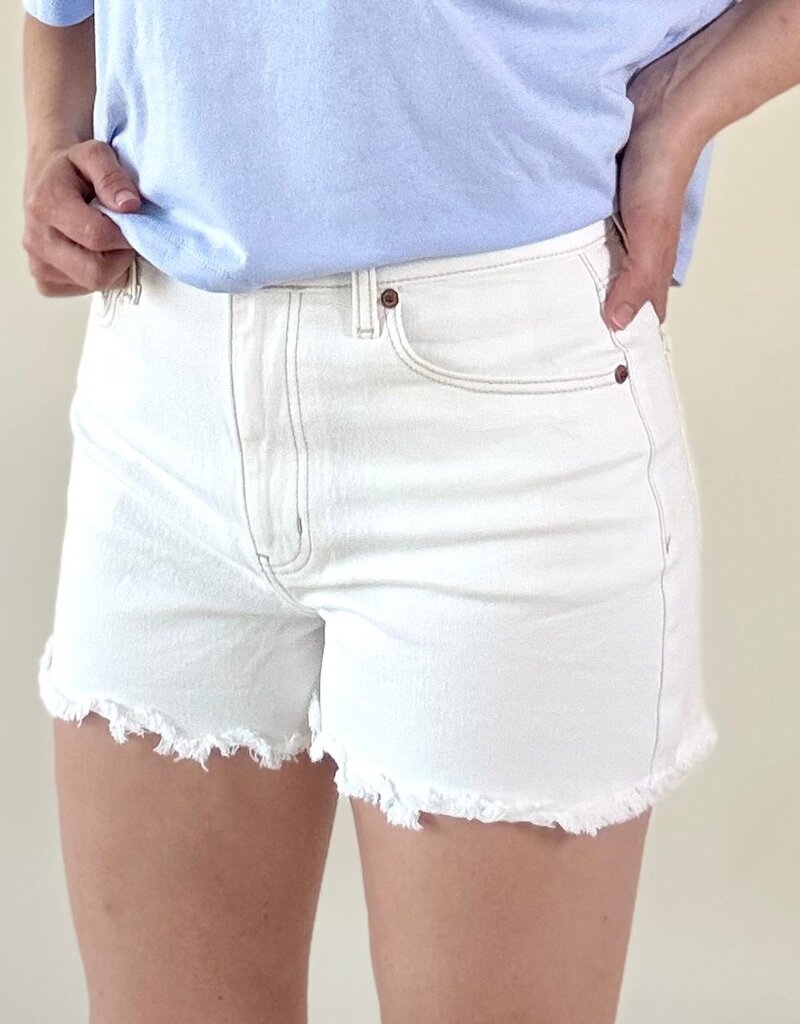 Daze Troublemaker High Rise Short Vanilla