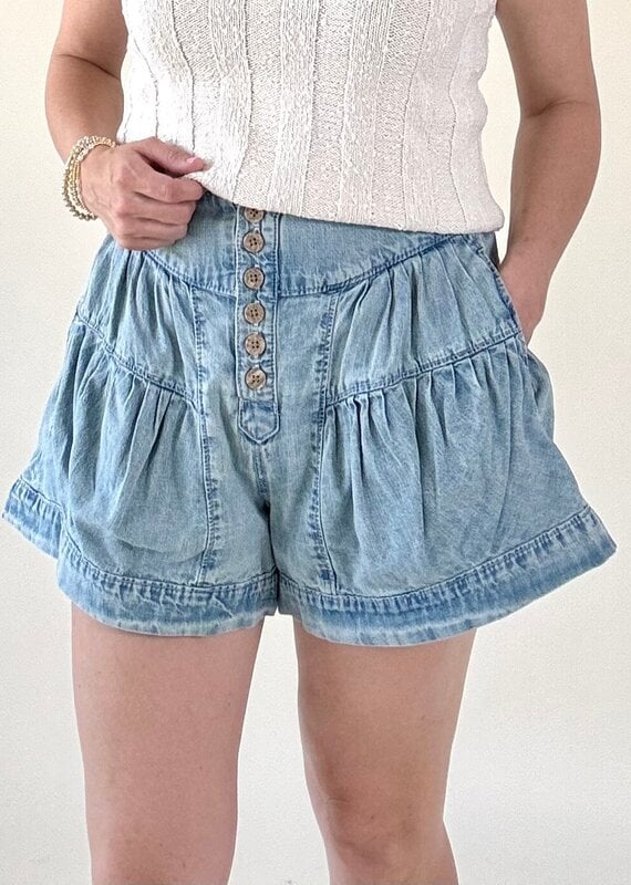 Free People Fleur Denim Short