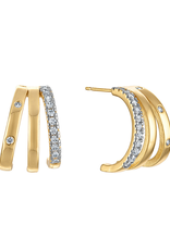 Teddy Triple Earring Large