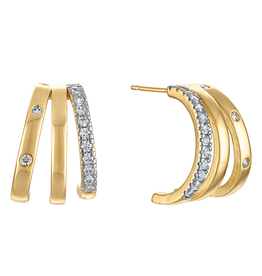 Teddy Triple Earring Large