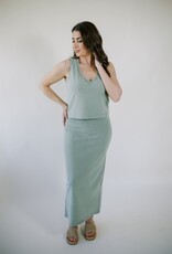 Z Supply Sloane V-Neck Top Avocado