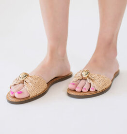 Steve Madden Dipsy Natural Raffia Sandal