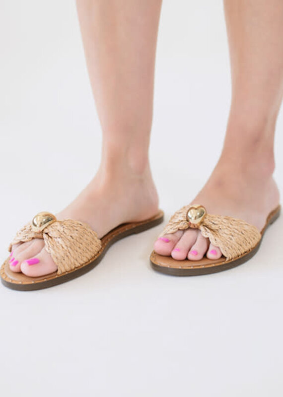 Steve Madden Dipsy Natural Raffia Sandal