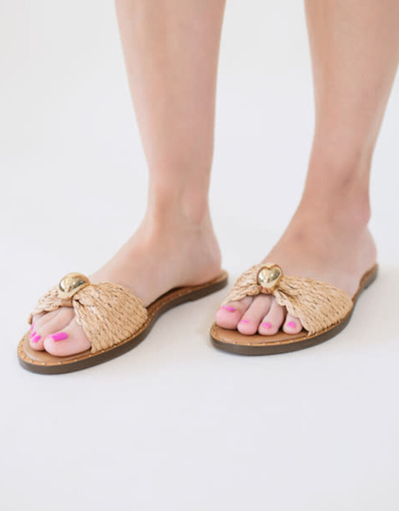 Steve Madden Dipsy Natural Raffia Sandal