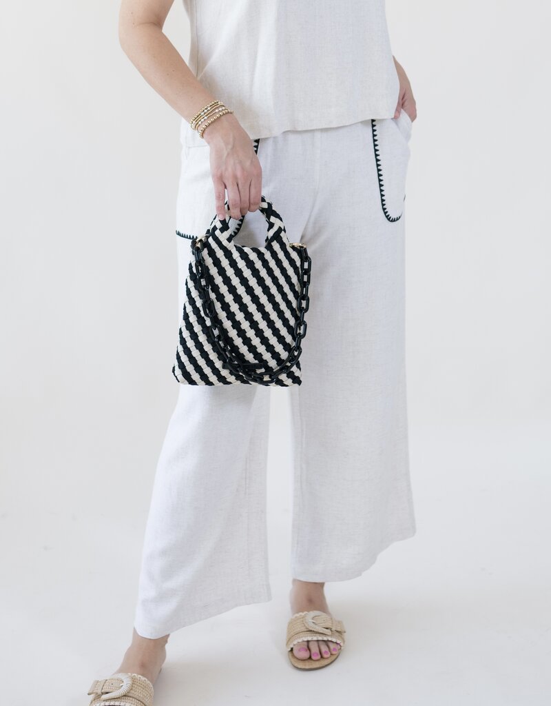 Lola Woven Neoprene Crossbody Bag