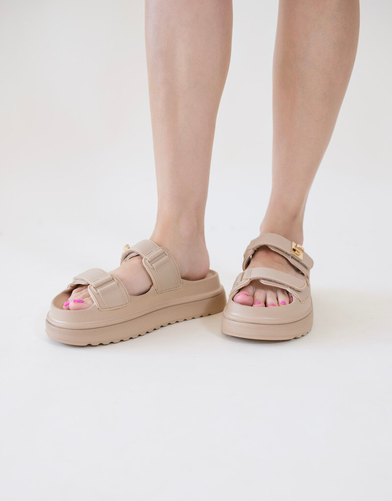 Steve Madden Bigschmona Platform Sandal Natural