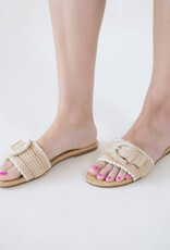 Steve Madden Merla Natural Raffia Sandal