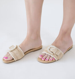 Steve Madden Merla Natural Raffia Sandal