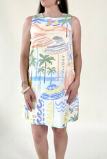Catalina Shift Dress Citrus Splash