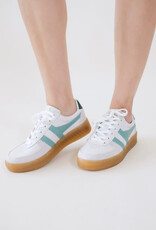 Gola Grandslam Elite Trainer White/Surf/Evergreen/Gum