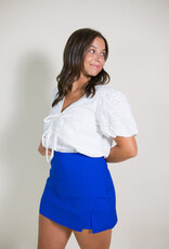 Royal Cutout Mini Skort