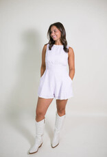 Lilac Gingham Romper