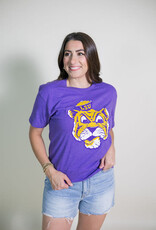 Purple LSU Sailor Mike Tee
