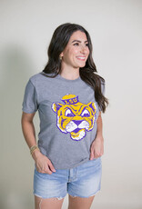Grey LSU Sailor Mike Tee