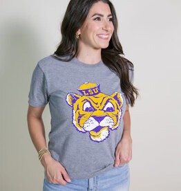 Grey LSU Sailor Mike Tee