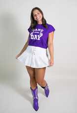 Purple Gameday Sweater Top