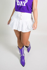 Free People Roselle Eyelet Mini Ivory