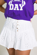 Free People Roselle Eyelet Mini Ivory