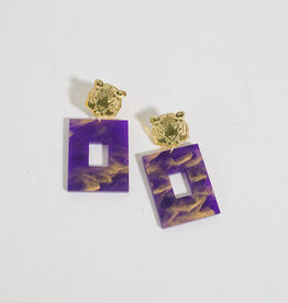 Fighting Tiger Mini Naomi Earring