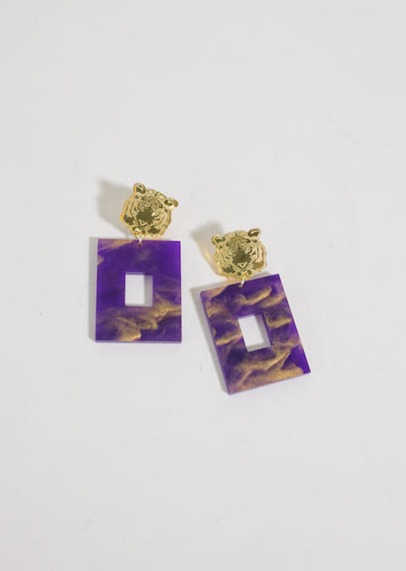 Fighting Tiger Mini Naomi Earring