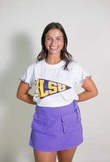 Queen of Sparkles Licensed LSU Pennant Frill Tee