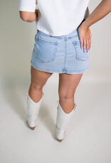 Hidden Patch Pocket Mini Skirt