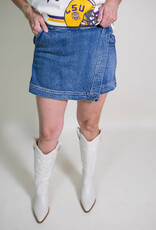 Marine Denim Skort