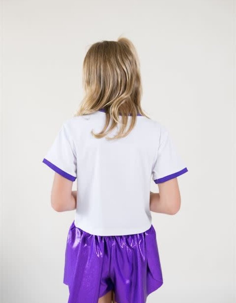 Purple Shimmer Butterfly Short