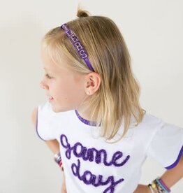 Girls Tigers Rhinestone Patch Headband