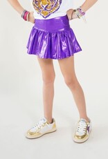 Purple Shimmer Gathered Skort