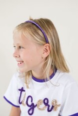 Purple Thin Rhinestone Headband